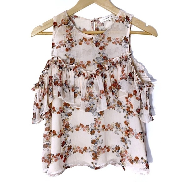 Endless Rose Floral Ruffle Top Romantic - Picture 4 of 4